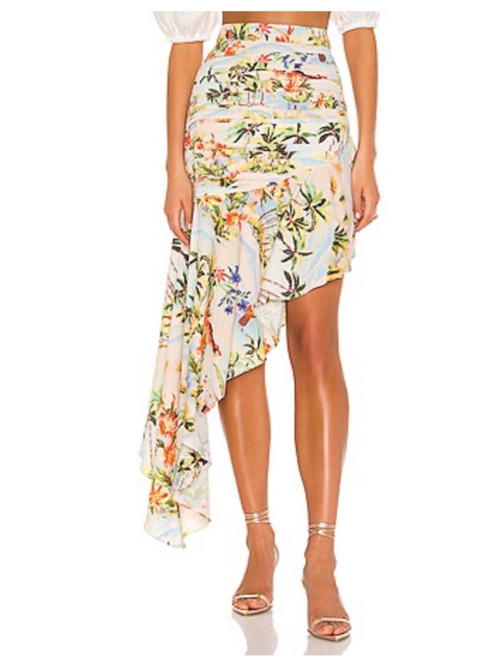 Rococo Sand Sunset Skirt in Mud Orange Size Small